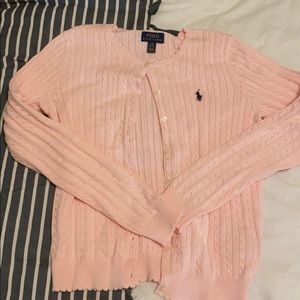 Baby pink Polo Cardigan